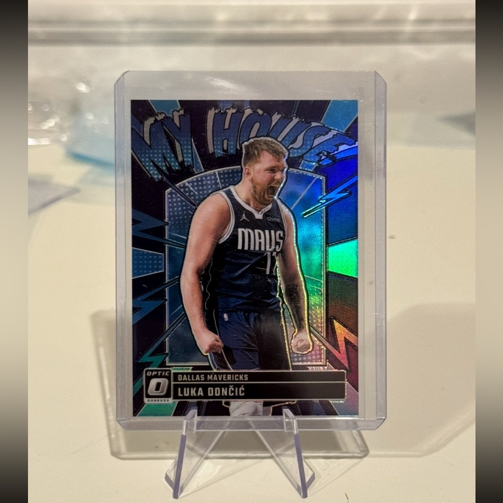 🔥 2024 Luka Doncic Panini Donruss Optic My House Prizm. Dallas Mavericks